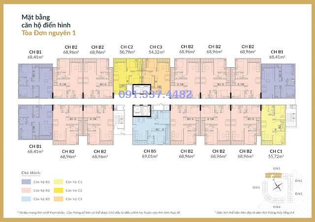Mặt bằng thiết kế tòa Đơn Nguyên 1 Hope Residences Phúc Đồng Mặt bằng thiết kế tòa Đơn Nguyên 1 Hope Residences Phúc Đồng