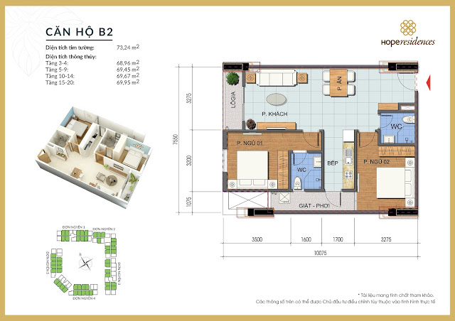 Mặt bằng thiết kế tòa Đơn Nguyên 5 Hope Residences Phúc Đồng Mặt bằng thiết kế tòa Đơn Nguyên 5 Hope Residences Phúc Đồng