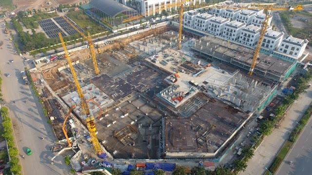 Tiến độ xây dựng chung cư nhà ở xã hội Hope Residences Phúc Đồng Tiến độ xây dựng chung cư nhà ở xã hội Hope Residences Phúc Đồng