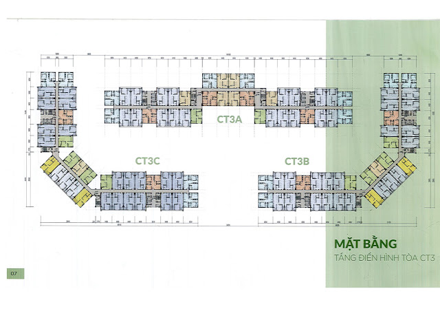Mặt bằng thiết kế Nhà ở xã hội CT3 CT4 Kim Chung Thăng Long Green City Đông Anh