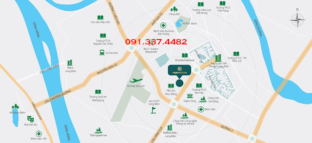 Vị trí Hope Residences Phúc Đồng – Vị trí chiến lược quận Long Biên Vị trí Hope Residences Phúc Đồng – Vị trí chiến lược quận Long Biên