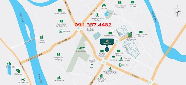 Vị trí Hope Residences Phúc Đồng – Vị trí chiến lược quận Long Biên