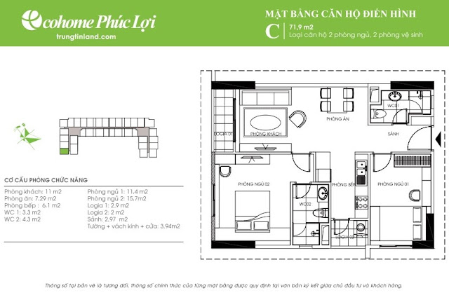Mặt bằng Eco Home Phúc đồng long biên sàn căn hộ điển hình Mặt bằng Eco Home Phúc đồng long biên sàn căn hộ điển hình