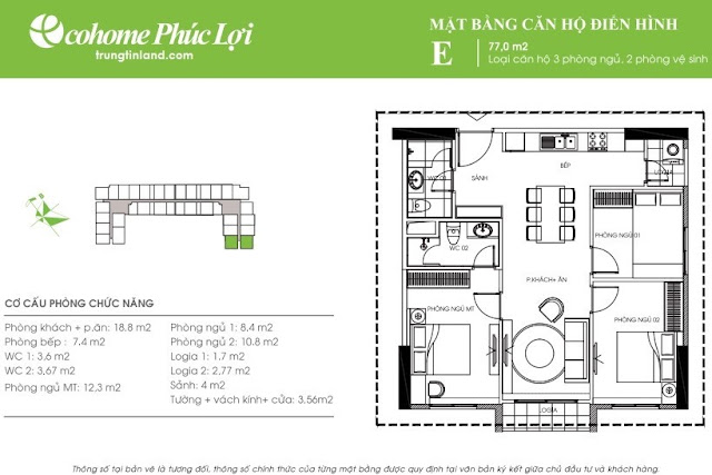 Mặt bằng Eco Home Phúc đồng long biên sàn căn hộ điển hình Mặt bằng Eco Home Phúc đồng long biên sàn căn hộ điển hình