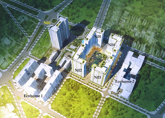 Chung cư nhà ở xã hội Ecohome 3 Tân Xuân Đông Ngạc Bắc Cổ Nhuế, Từ Liêm Hà Nội 